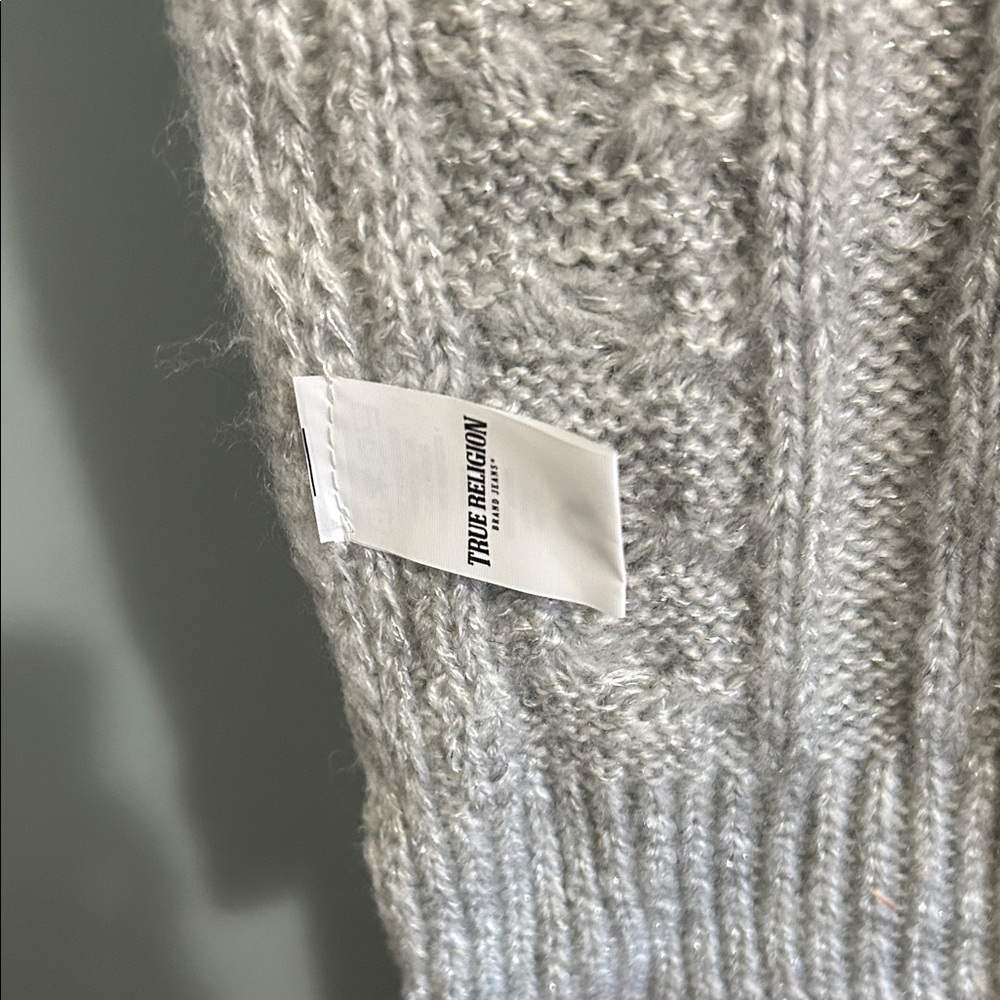 True Religion Light Gray Knit Accessory - Picture 2 of 3